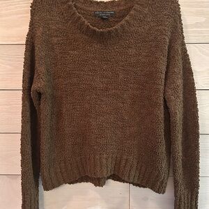 Social Standard by Sanctuary Brown Fleece Jacket